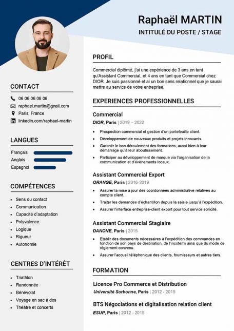 Concevoir mon CV